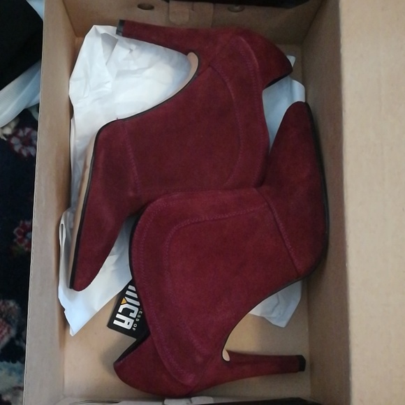 Fortress of Inca suede ankle boot high heels - Picture 2 of 6